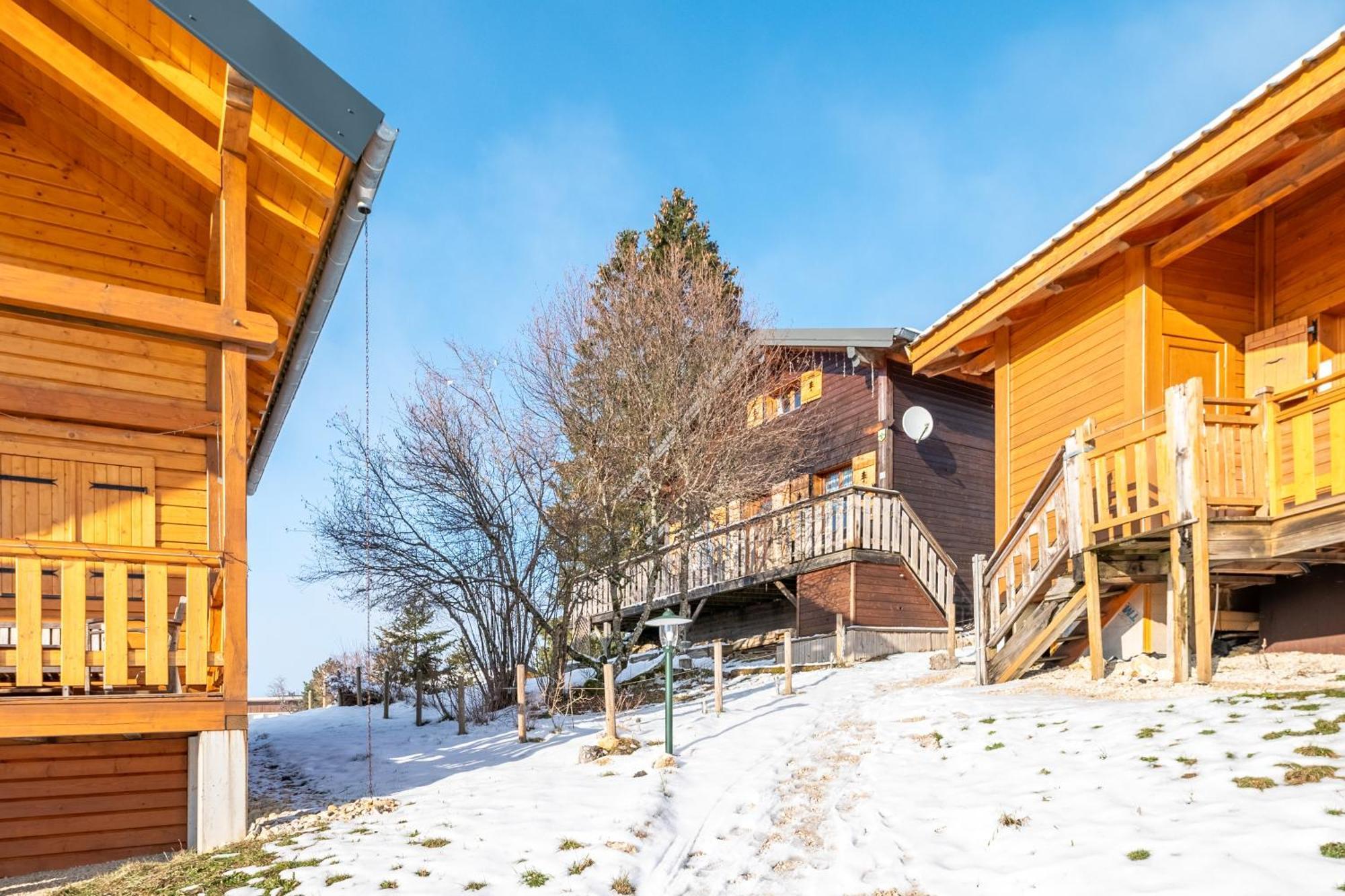 Chalet L'Embellie - Chalet Avec Piscine Partagee Saint-Laurent-en-Grandvaux Exterior photo